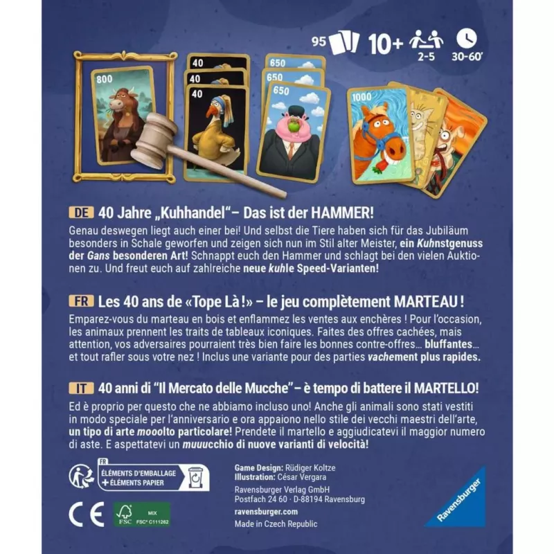 Kuhhandel 40 gadu jubilejas izdevums, galda spēle
