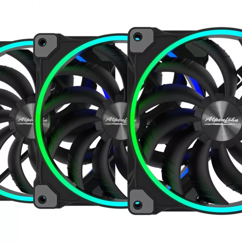 Korpusa ventilators EKL Wing Boost 3 ARGB 140 mm — iepakojumā 3 gab.