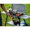 Camping Kitchen 2 Multi Cook Plus, gāzes plīts, pelēka, 2 gatavošanas zonas 2x 1,8 kW + grila plāksne 0,9 kW, modelis 2025