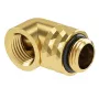 Adapter Barrow G1/4 collas 90° pagriežams vīrišķais uz sievišķo TDWT90-V2.5 Zelts