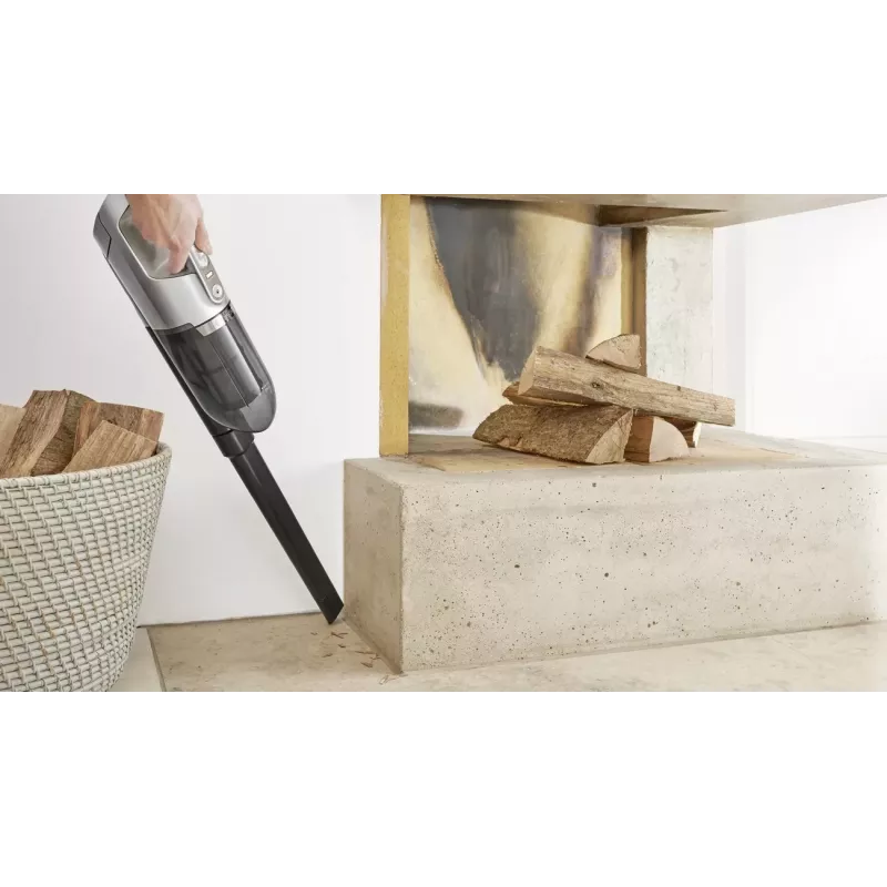 Bosch BBH3ALL23 stieņa putekļsūcējs/elektriskā slota 2-in-1 stieņa putekļsūcējs Ar bateriju Sausā tīrīšana Bez maisiņa 0,4 l Šampanietis, Metālisks