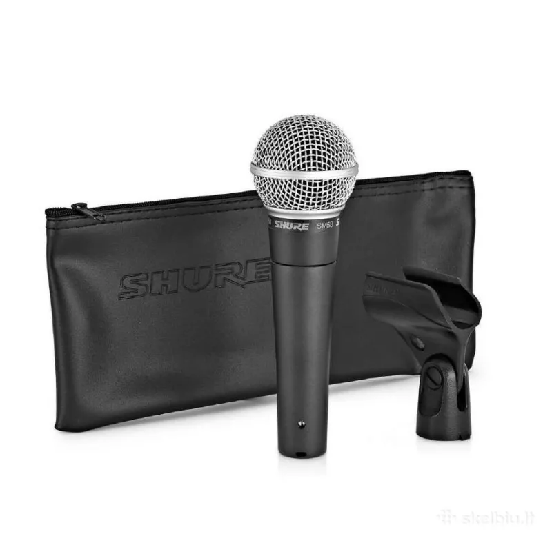 Shure SM58SE - dinamiskais, kardioīds, vokālais mikrofons ar slēdzi