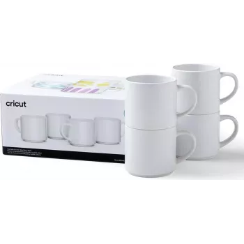 Cricut 2009392 krūze 300 ml balta 4 gab. (2009392)