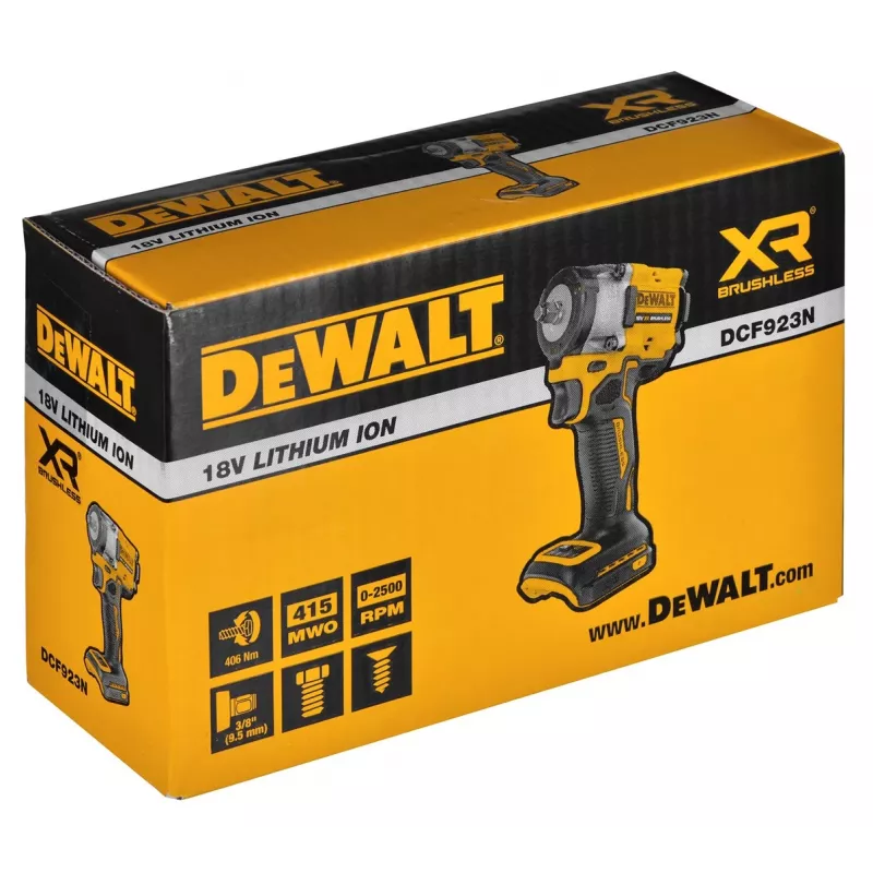 Trieciena skrūvgriezis DeWALT DCF923N-XJ 3/8 inch 18V Augsta griezes momenta