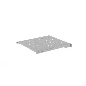 Plaukta plaukts LANBERG 19 collu 1U 483 x 500 mm, kravnesība līdz 25 kg, 4 punktu stiprinājums