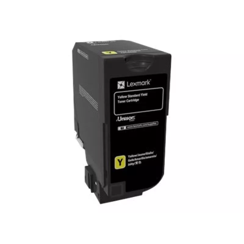 Lexmark 74C0S40 dzeltenā tonera kārtridžs, 3000 lpp.