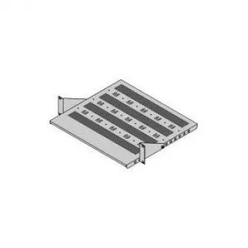 19 collu ierīču turētājs, stāvvirsma 430 x 250 mm, RAL7021 (26.10.3005)