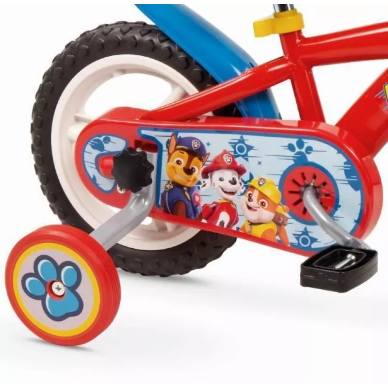 Bērnu velosipēds 12 Paw Patrol sarkans 1178 zēnam JAUNS TOIMSA