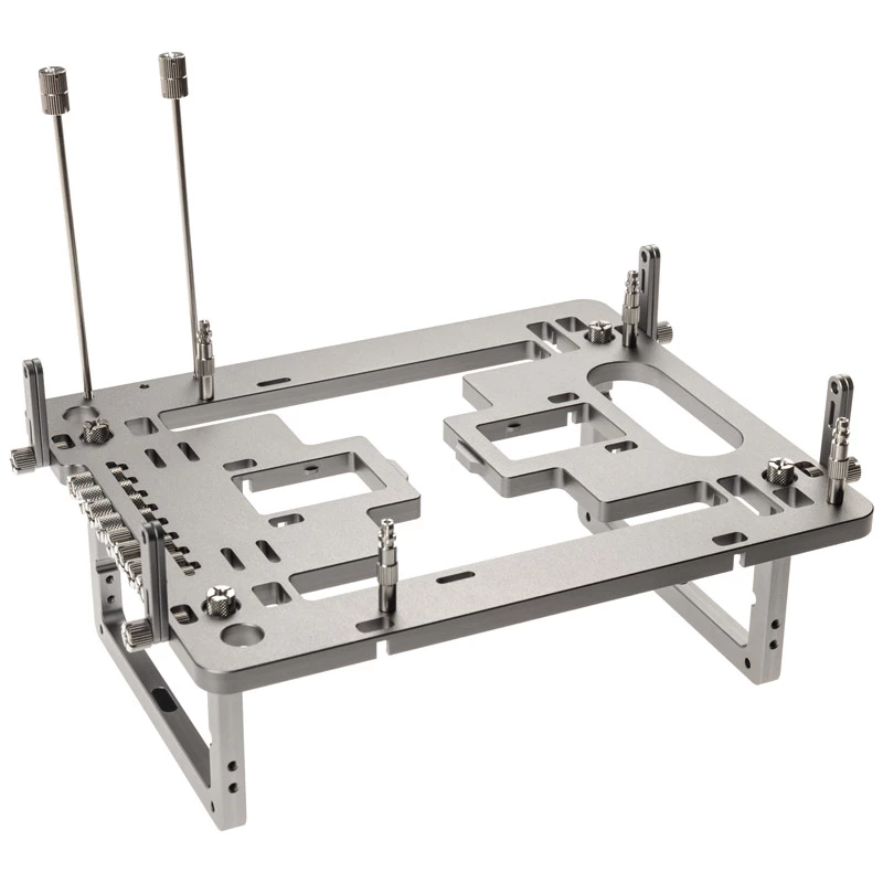 Streacom benchtable BC1 Mini V2 titan — kompakts testēšanas galds ar ATX saderību