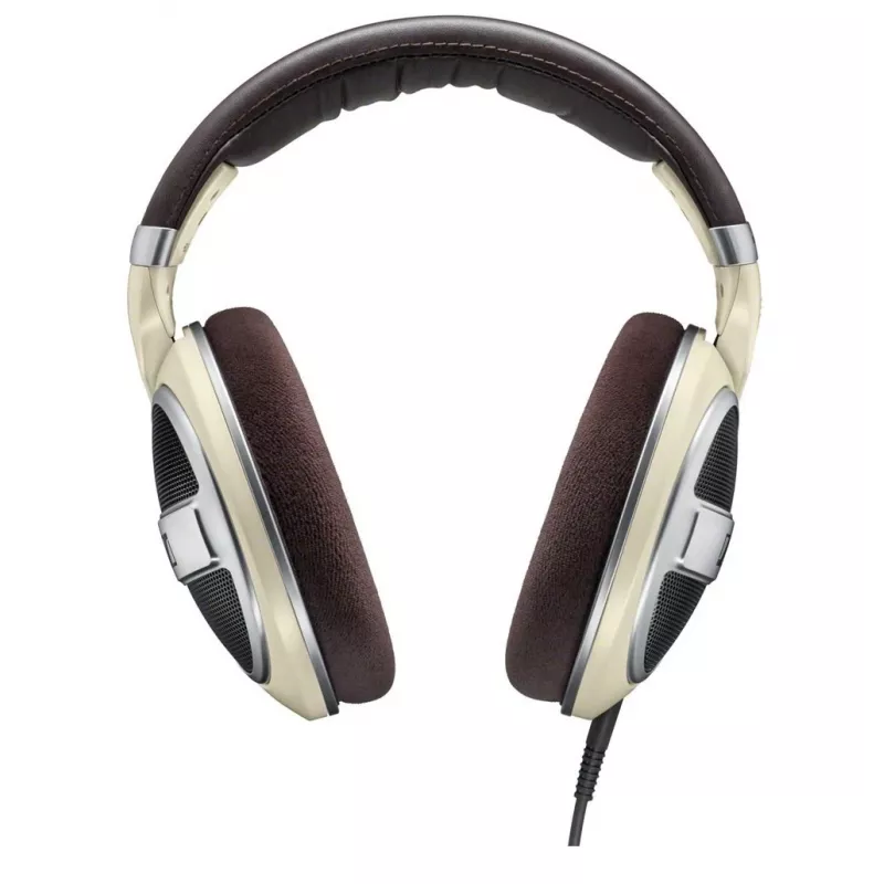 Austiņas Sennheiser HD 599 — vadu apļveida, 50 Ω, 12–38500 Hz, 1,2 m kabelis, ziloņkaula krāsa