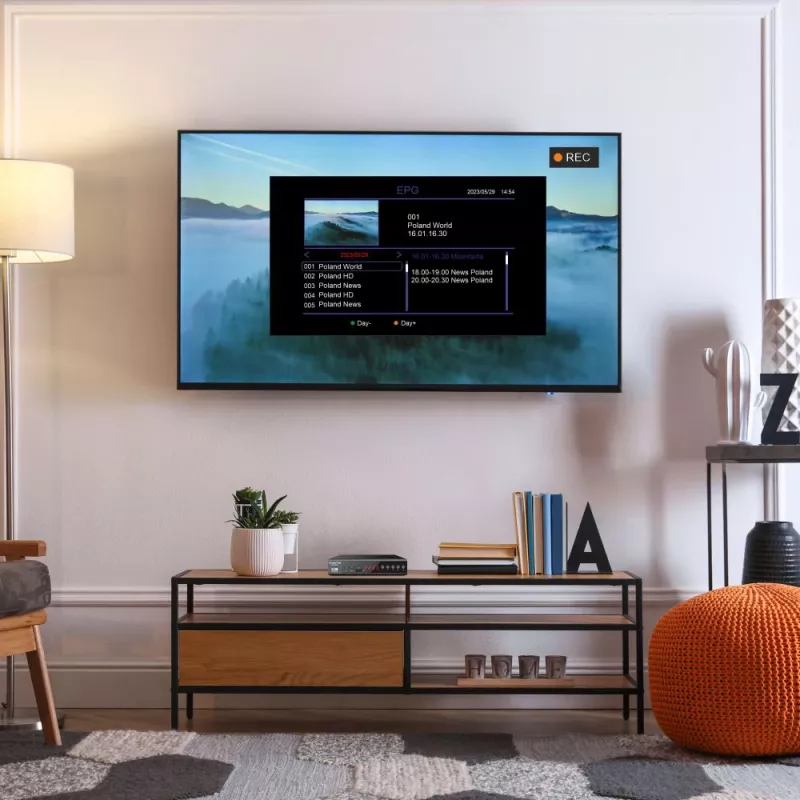 Digitālais TV uztvērējs MANTA DVBT025PRO DVB-T2 Full HD atbalsts USB ierakstīšana