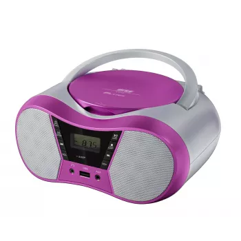 Radio atskaņotājs CD LILA2 USB/BT rozā