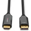 Lindy 3m Active DisplayPort 1.4 to HDMI 8K60 kabelis, 3 m, DisplayPort, HDMI, vīrišķais, vīrišķais, taisns