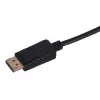 SAVIO video kabeļa adapteris DisplayPort uz HDMI Type A CL-56, 1,5 m, melns