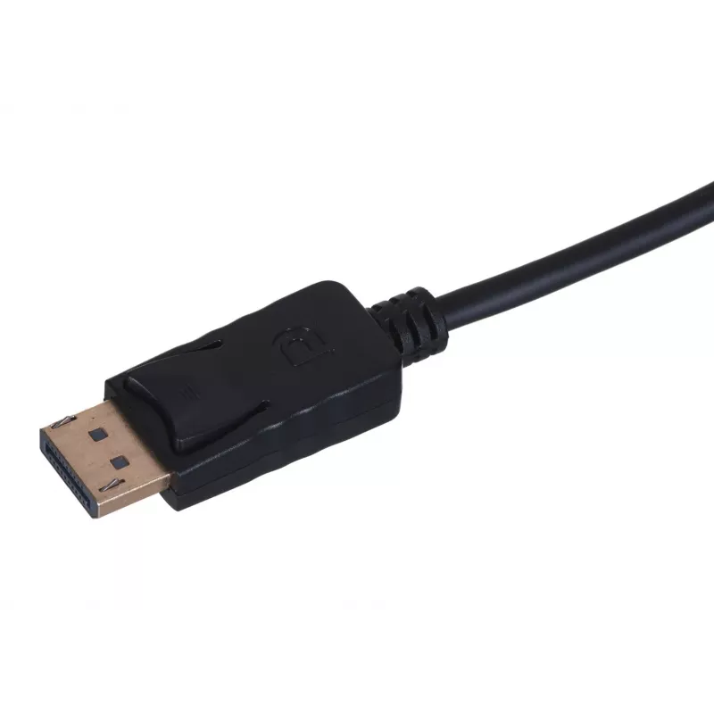 SAVIO video kabeļa adapteris DisplayPort uz HDMI Type A CL-56, 1,5 m, melns