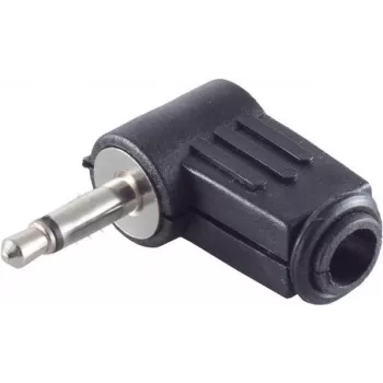 Mono 3.5 mm taisnleņķa spraudnis ShiverPeaks 51100-W - 3,5 mm mono taisnleņķa audio savienotājs