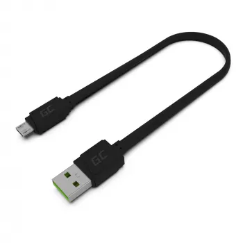 Matēts plakanais kabelis — USB-A uz Micro-USB