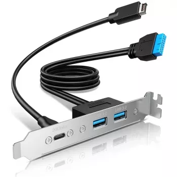 GrauGear Multi PCI vāciņš 1x USB-C 2x USB-A (G-AD-ETC2A-20G)