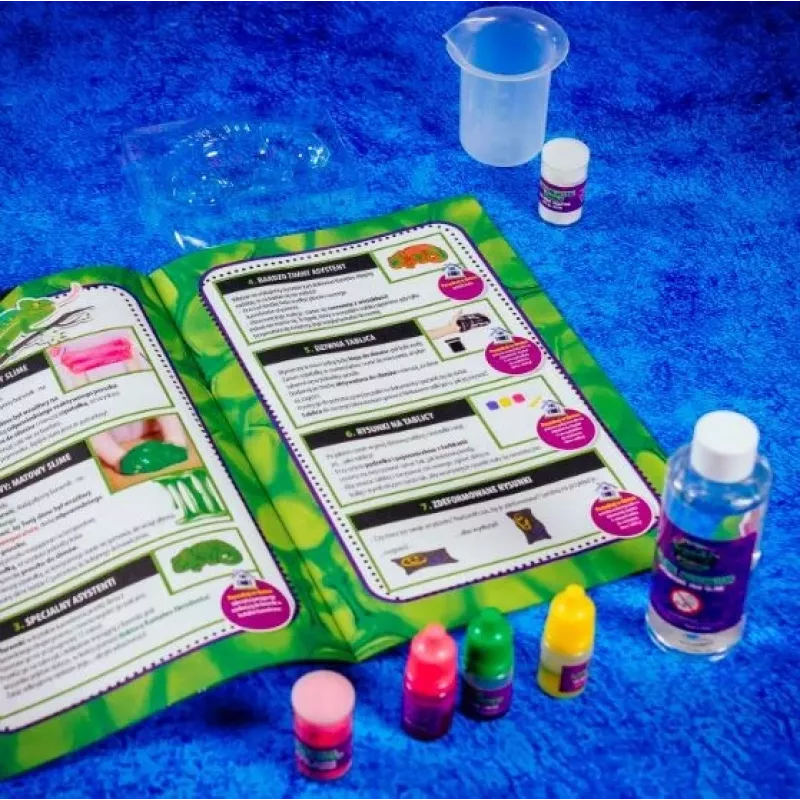 Liscianigiochi Science Kit Crazy Science Slime Chameleon 304-PL89246 – izglītojošs gļotu eksperimentu komplekts