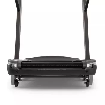 Saliekams elektriskais skrejceliņš Horizon Fitness Omega Z-02 — 140×53 cm skrejvirsma, 20 km/h maks., 159 kg ietilpība, grafīta krāsā