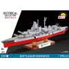 Konstrukciju komplekts Cobi kaujas kuģa Bismarck modelis, 590 detaļas