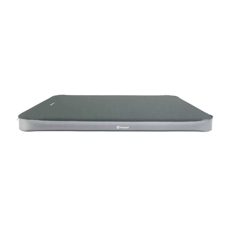 Dubultais gaisa matracis Outwell 400152 — 1380×2070×120 mm, poliesters, zaļš/pelēks