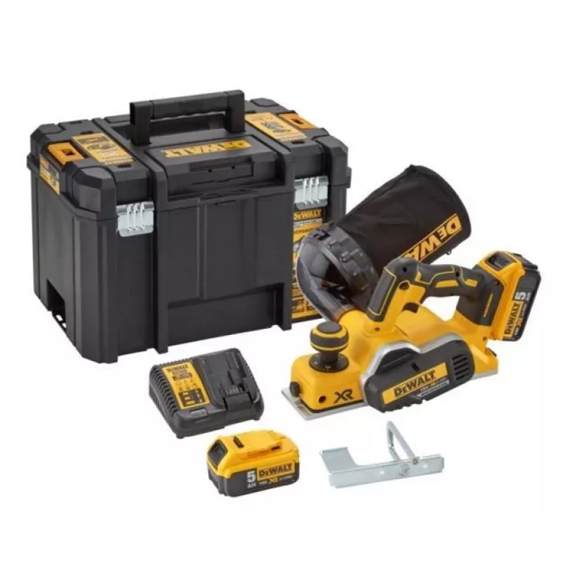 DeWALT DCP580P2 elektriskā rokas ēvele melna, dzeltena 15000 apgr./min