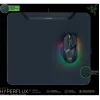 Razer | Bezvadu uzlādes spēļu peles paliktnis un poga, cietā versija | HyperFlux V2 bezvadu uzlādes sistēma | Spēļu peles paliktnis | 360 x 311 mm | Melns