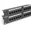 DIGITUS - Sadales panelis - RJ-45 X 48 - Pelēks, RAL 7035 - 2U - 48 porti (DN-91648U)