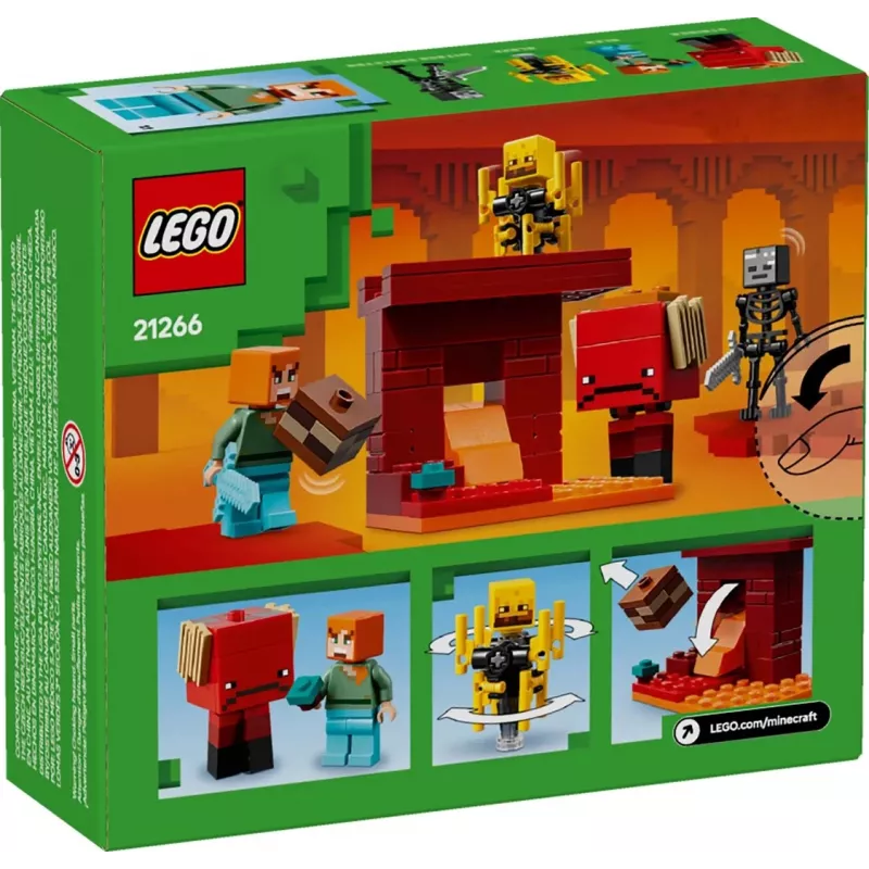 LEGO MINECRAFT 21266 Nether Lava Battle