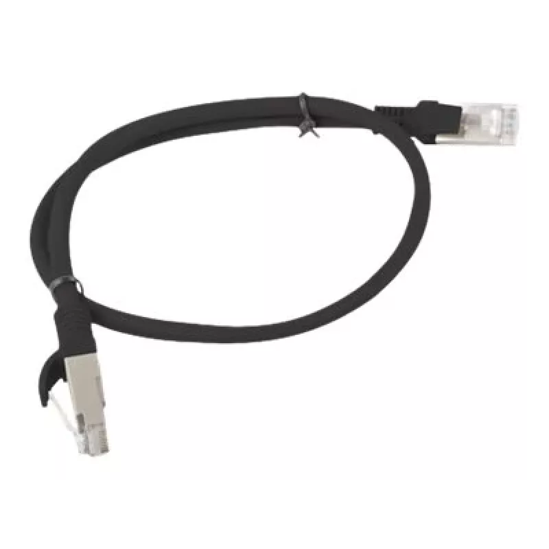 Tīkla kabelis LANBERG PCU5-10CC-0500-BK Cat5e U/UTP RJ-45 — 5 m, melns, CCA vads