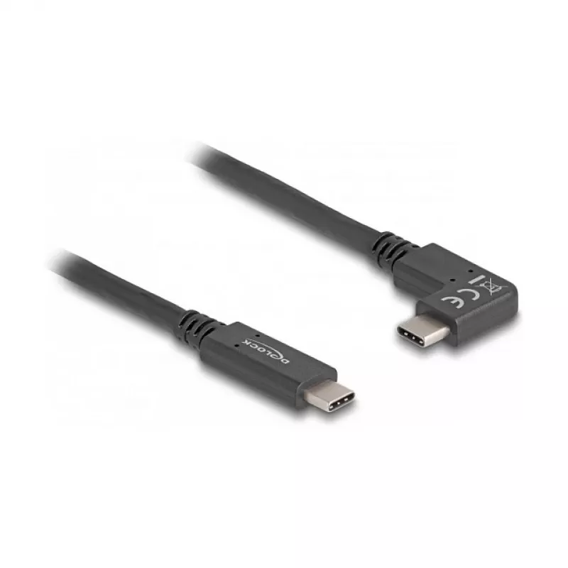 USB kabelis DeLOCK 80037 1 m USB C melns