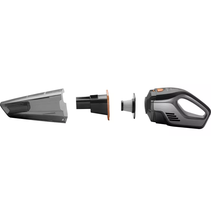 Rokas putekļsūcējs Concept VP4351 — sausā un mitrā tīrīšana, bez maisiņa, HEPA12, 0,5 l, 11,1 V baterija, 20 min, 1,08 kg