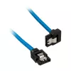 Corsair Premium Sleeved SATA-kabelis ar leņķa savienotāju, zils 60 cm - 2 iepakojums