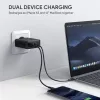 PA-D3 sienas lādētājs 2xUSB Power Delivery (1xUSB+1xUSB C) 5.4A 60W Dynamic Detect