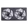Dzesēšanas ventilators Jonsbo ZB-240 240mm ARGB PWM melns — Bezgalības spoguļa dizains
