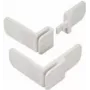 Bērnu skapīšu slēdzene Olympia BS 820, balta, 2 gab., 86×80×38 mm