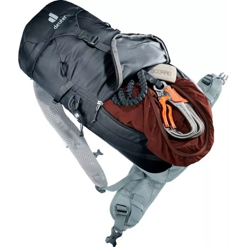 Mugursoma DEUTER Trail 18 I — dienas soma, 18 L, melna/slānekļa