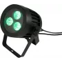LED PAR gaisma EUROLITE 3x8W QCL Spot — 3x8W RGB COB LED, kompakts PAR prožektors