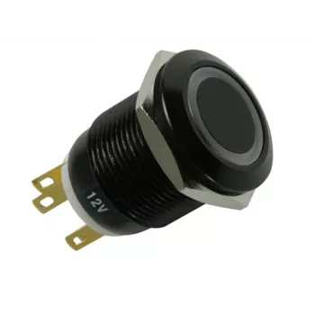 Datora korpusa detaļa Lamptron LAMP-SW1913L-H — tērauds, melna, diametrs 2,2 cm