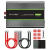 Qoltec Monolith strāvas adapteris/inverters Auto 4000 W Melns