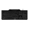 CHERRY KC 1000 SC tastatūra USB QWERTZ Šveices Melna