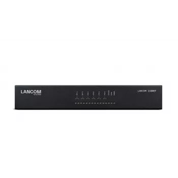LANCOM 2100EF - SD-WAN vārteja - ar optisko šķiedru un Ethernet - 1GbE, 2.5GbE - 1U - mākoņpārvaldīta - galda/statīva montāža (61109)