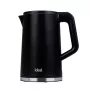 IDEAL tējkanna 1,7 l, tērauda korpuss, jauda 1500 W, melna