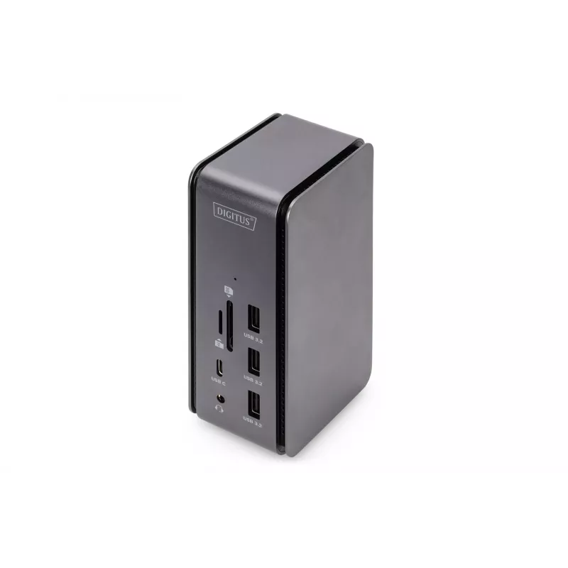 USB4 dokstacija Digitus DA-70897 8K USB Type-C 100 W jaudas piegāde