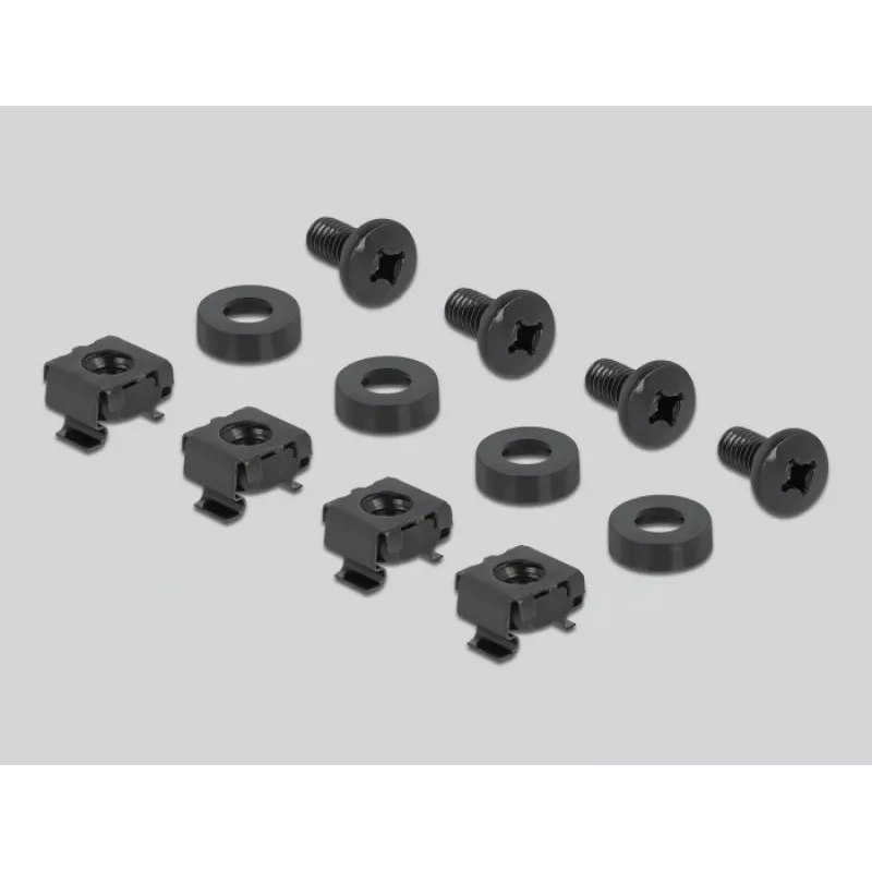 Kabeļu sliede DeLOCK 66884 melna 180 mm platums 482 mm dziļums 90 mm augstums