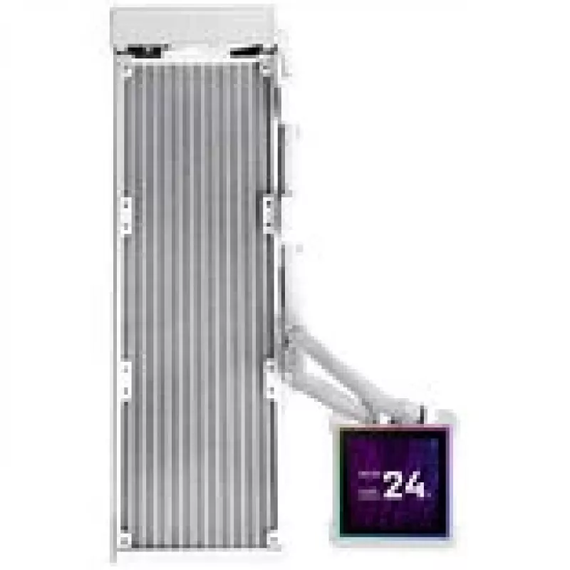 Universāls šķidruma CPU dzesētājs lian li HydroShift II LCD-S 360N 360mm AiO (bez ventilatoriem) ar RGB LCD displeju