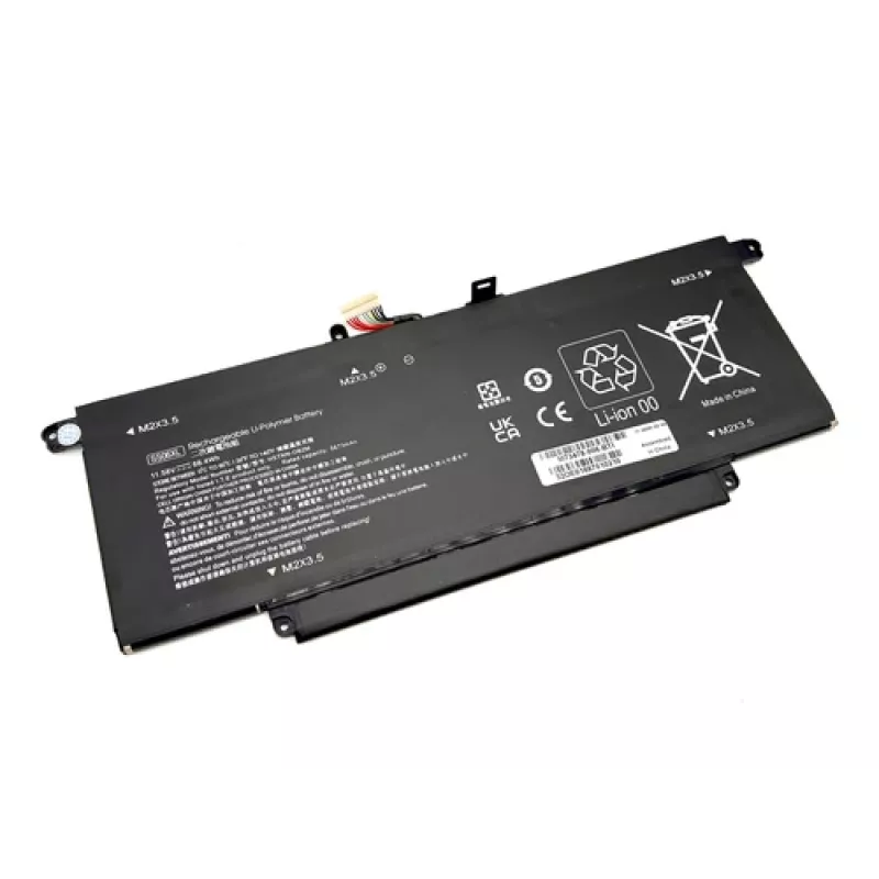 Replacement 6-cell baterija for HP Elite Dragonfly G3, Li-Ion 5673 mAh, 11.58 V, 68.4 Wh, melna