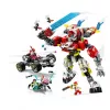 LEGO DREAMZZZ 71497 Kūpera tīģera mehs un Zero karstā stieņa mašīna