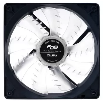 Zalman ZM-F3 FDB(SF) datora dzesēšanas sistēma Datora korpusa ventilators 12 cm Melns, caurspīdīgs